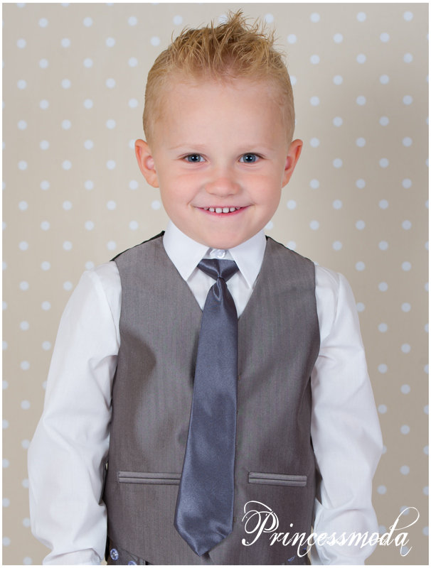 P10 - Festliche Krawatte in dunkelgrau! von Princess Moda