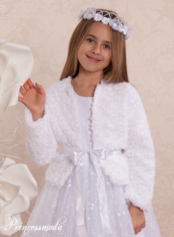 PK053 - Kuschelige Kommunionjacke von Princess Moda