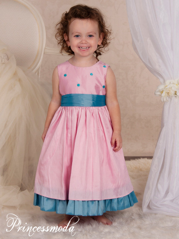 Pepa - Farbenfrohes Festkleid von Princess Moda