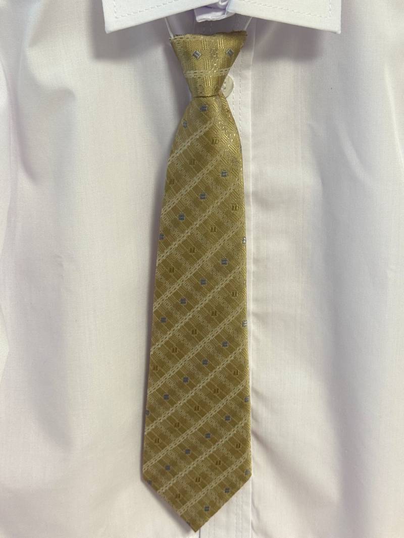 Schöne Jungen Krawatte in Grüntönen von Princess Moda