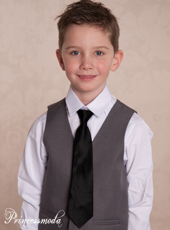 Schwarze Kinderkrawatte von Princess Moda