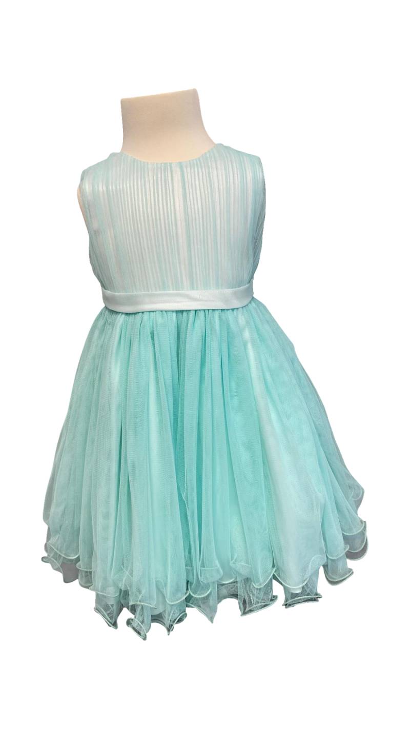 Süßes Kleid in Türkis Gr. 86/92 von Princess Moda