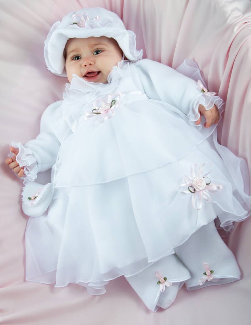 VERENA - Winterset für Ihre Prinzessin! KLEID+HOSE+HUT von Princess Moda