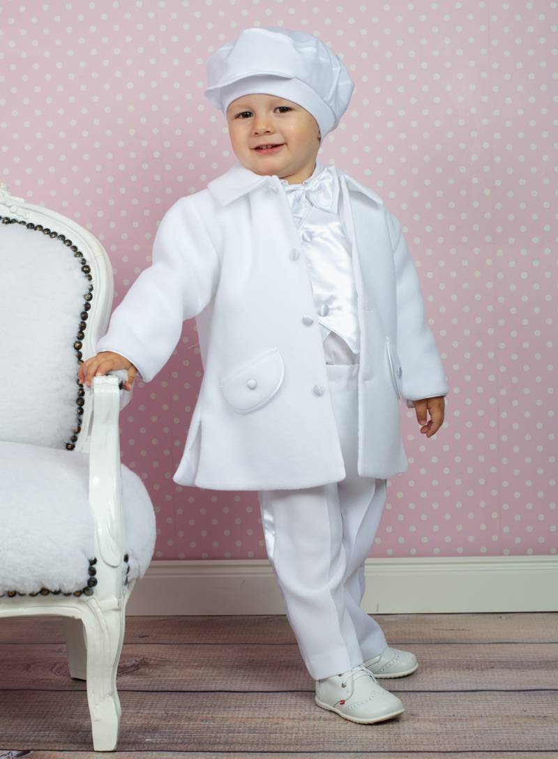 WINTER LUCAS - Smoking in SCHNEEWEISS + Mantel von Princess Moda