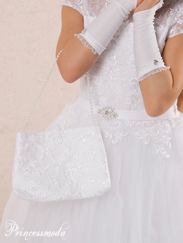 Zarte Handtasche mit Spitze überzogen! von Princess Moda