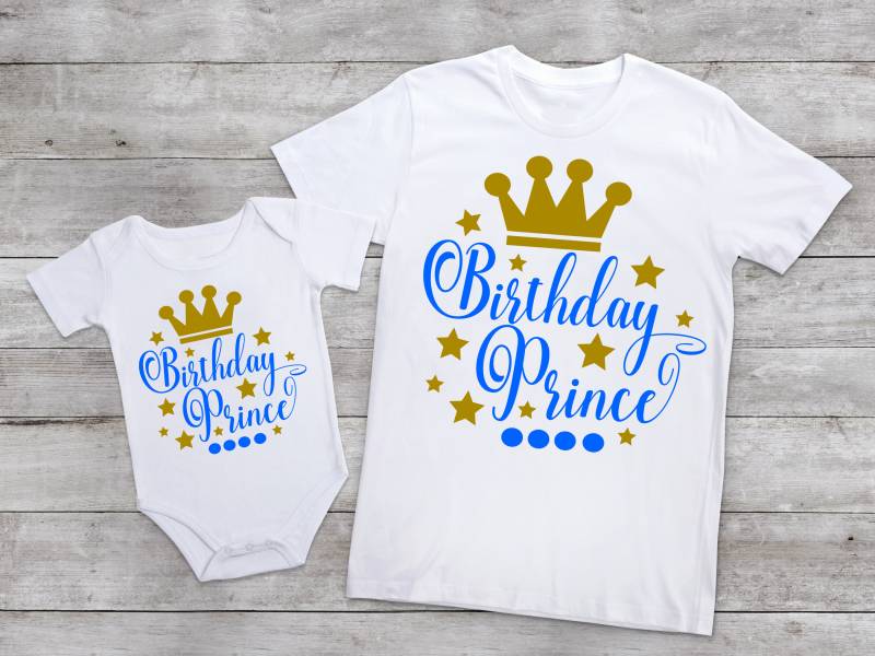 Birthday Prince Shirt Jungen Outfit Zum 1 von PrincessKeepsakes