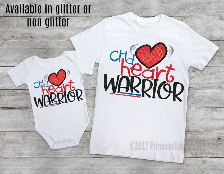 Chd Heart Warrior Shirt Bewusstsein Für Koronare Herzkrankheiten von PrincessKeepsakes