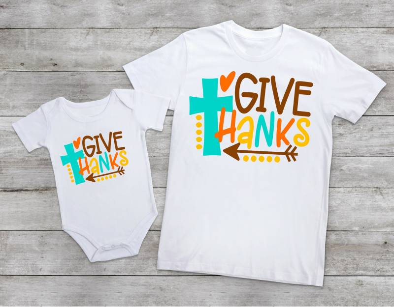 Geben Sie Thanksgiving Danksagungs-Shirt Oder Bodysuit Herbst-Outfit von PrincessKeepsakes