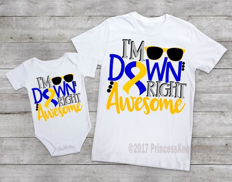 Ich Bin Unten Rechts Genial, Down-Syndrom-Shirt, Down-Syndrom-Bewusstsein, Extrachromosom, Down-Syndrom Fuß von PrincessKeepsakes