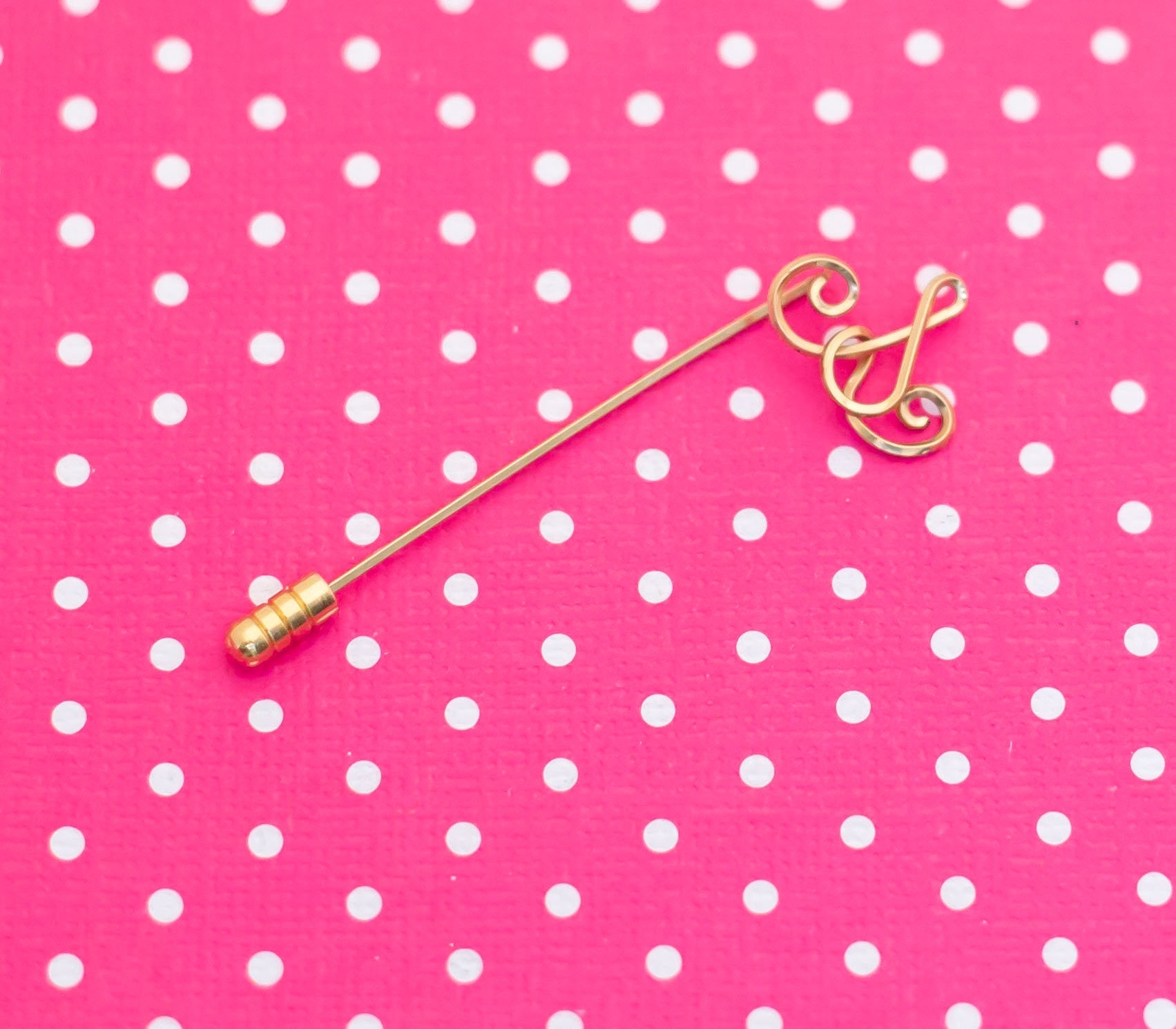Vintage Unikat Twirling Stick Pin - P18 Vintage Unikat Twirling Stick Pin - P18 von PrincessVintageUS