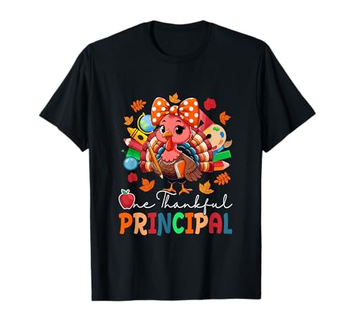 One Thankful Principal Thanksgiving Truthahn Fliege Damen T-Shirt One Thankful Principal Thanksgiving Truthahn Fliege Damen T-Shirt von Principal Thanksgiving Costume