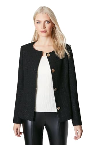 Principles Boucle Longline Jacke, Schwarz , 38 von Principles