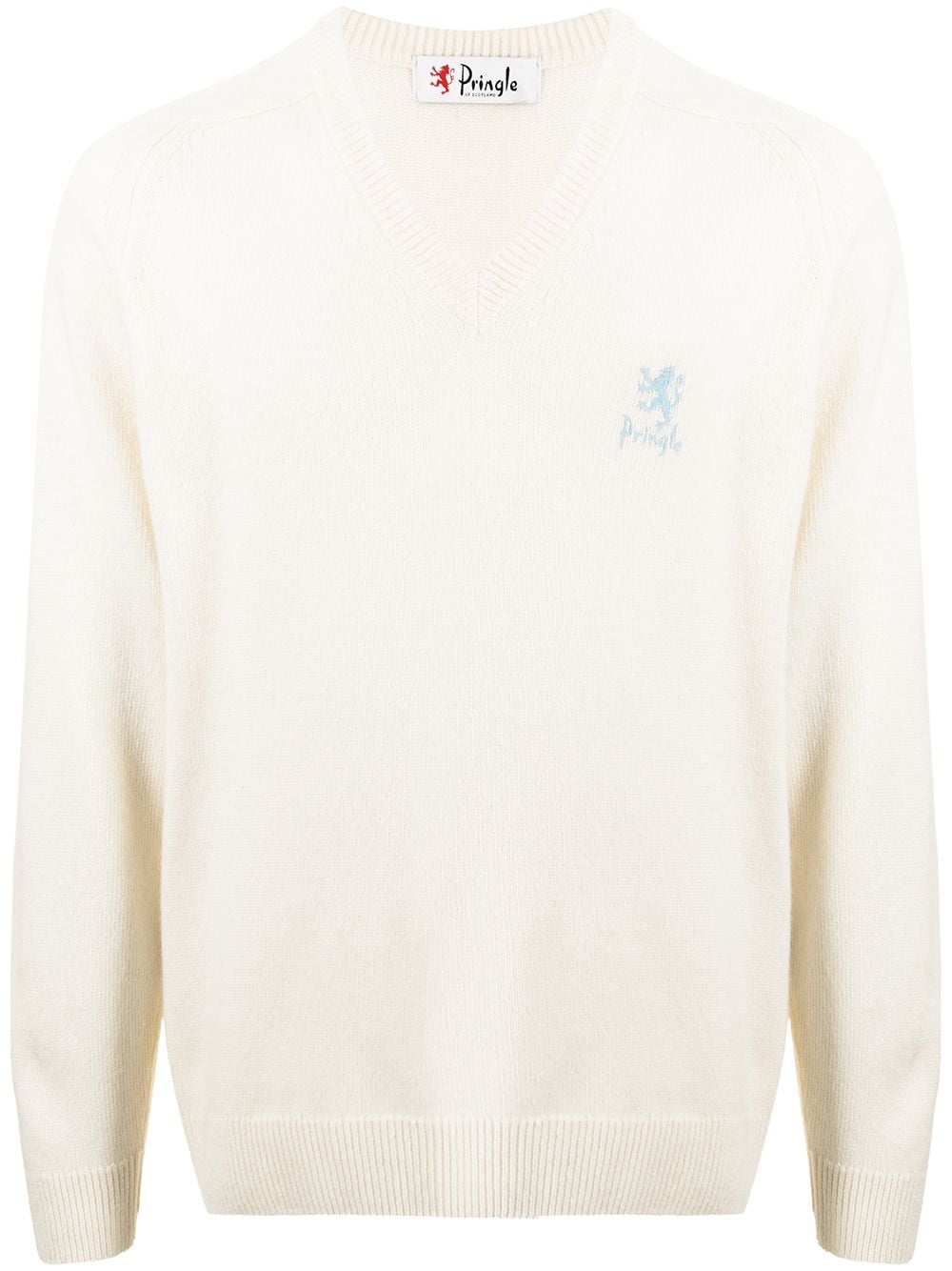 Pringle of Scotland Pullover mit Logo-Stickerei - Weiß von Pringle of Scotland