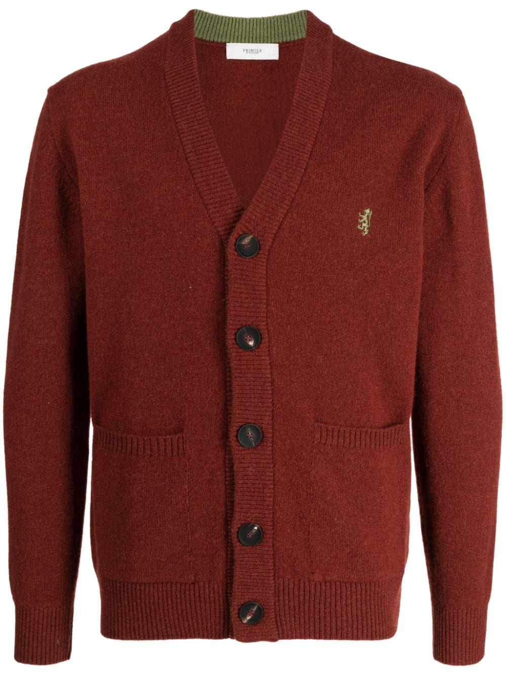 Pringle of Scotland Cardigan mit V-Ausschnitt - Rot von Pringle of Scotland