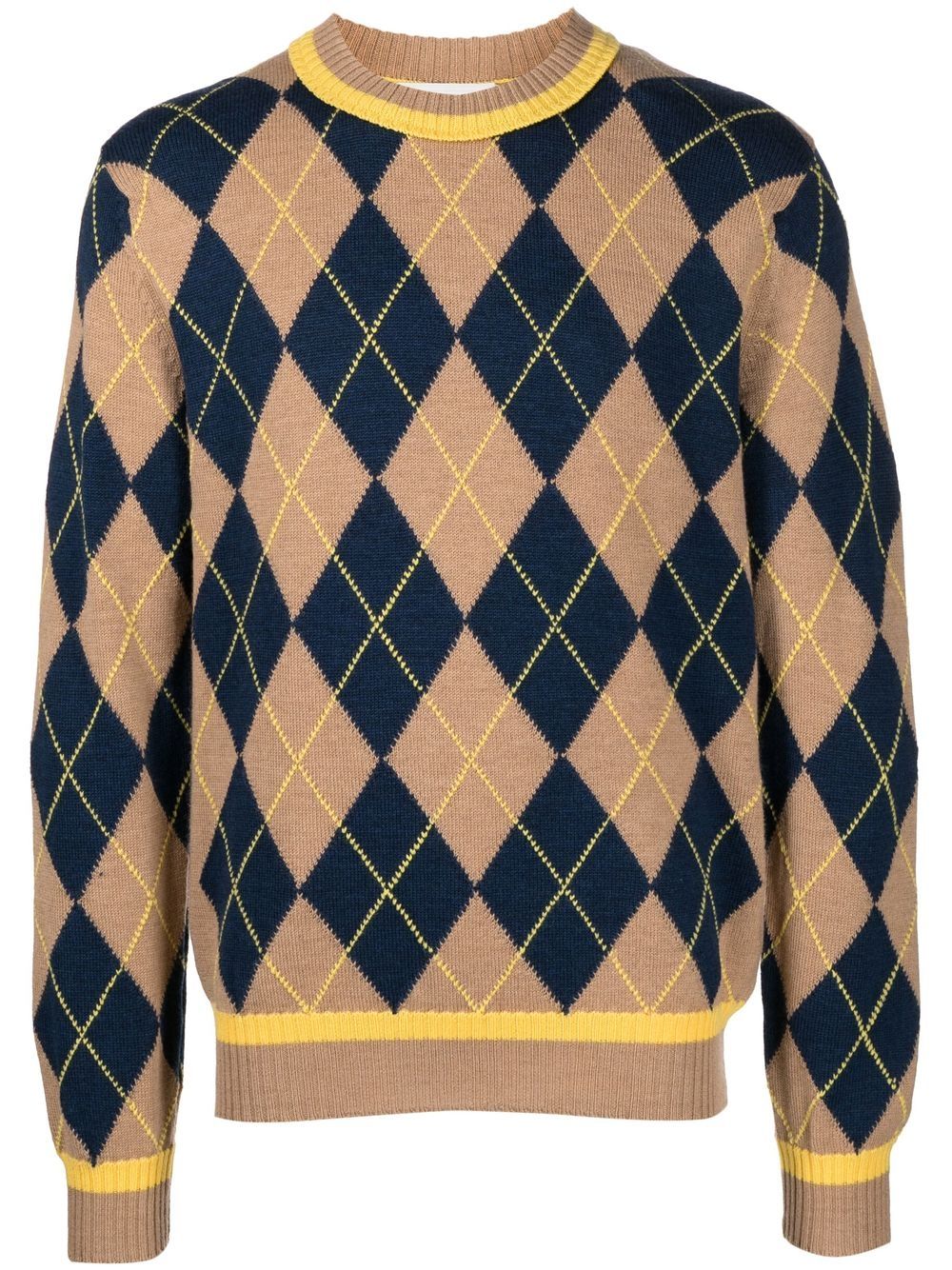 Pringle of Scotland Pullover mit Argyle-Strickmuster - Braun von Pringle of Scotland