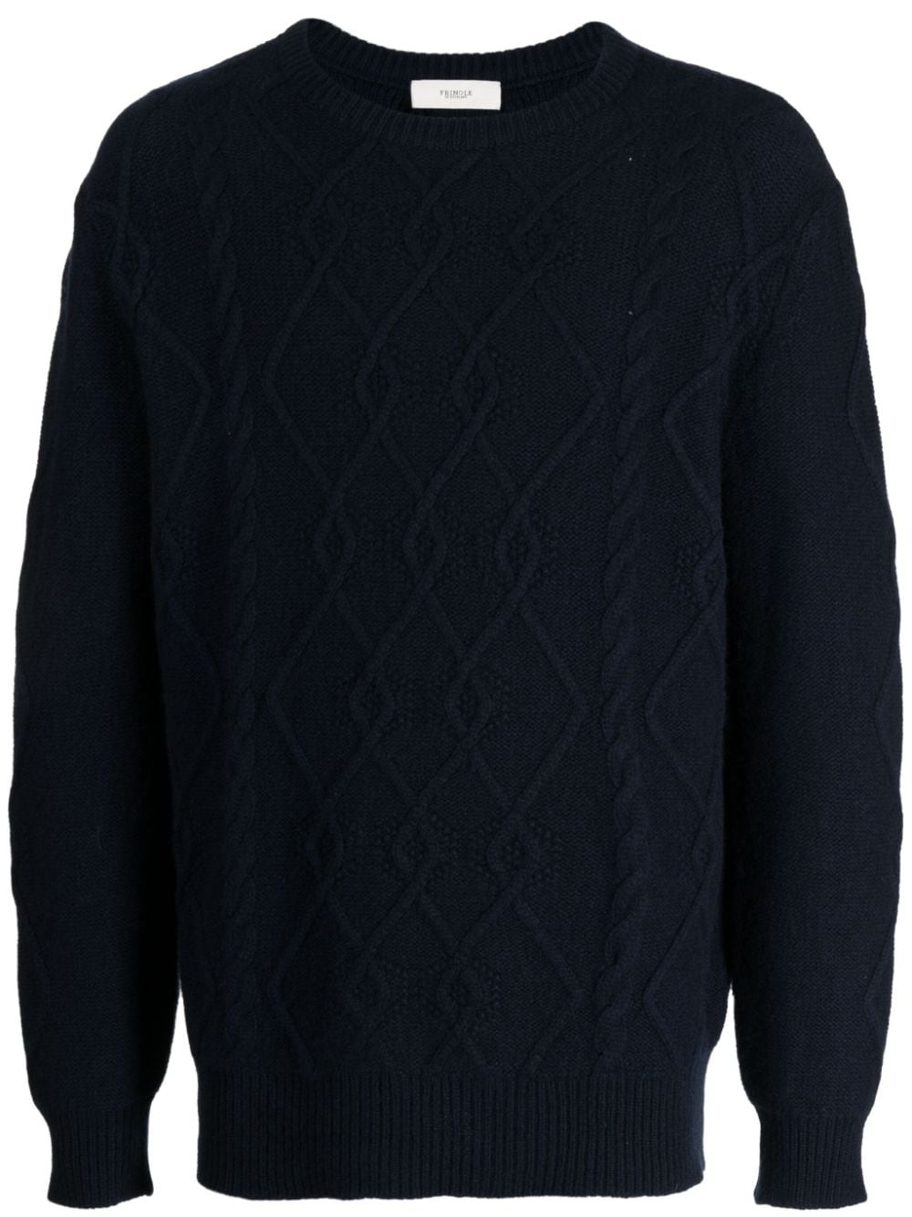 Pringle of Scotland Kaschmirpullover mit Zopfmuster - Blau von Pringle of Scotland