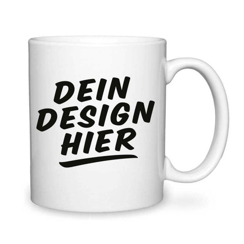 Tasse bedrucken lassen - Online selbst gestalten von Print Equipment