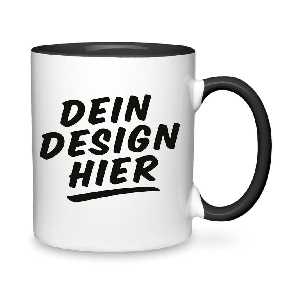 Tasse zweifarbig selbst gestalten und bedrucken lassen Tasse zweifarbig selbst gestalten und bedrucken lassen von Print Equipment