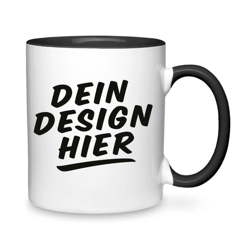 Tasse zweifarbig selbst gestalten und bedrucken lassen Tasse zweifarbig selbst gestalten und bedrucken lassen von Print Equipment