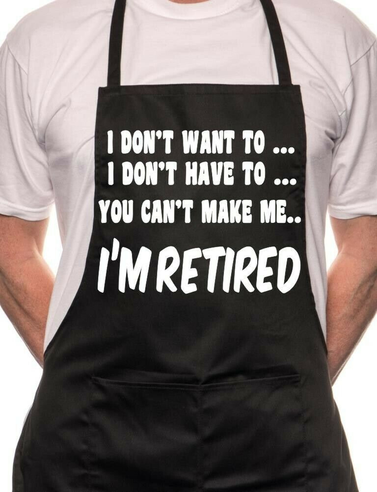 Print4U I Won't I'm Retired Grillschürze Koch Schürze Print4U I Won't I'm Retired Grillschürze Koch Schürze von Print4ustore