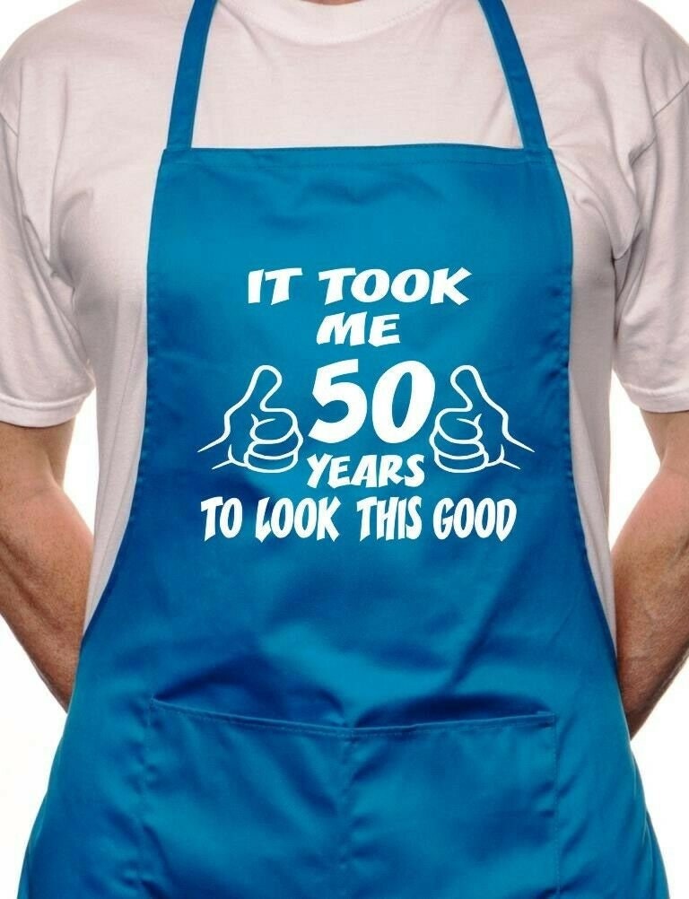 Print4U Koch Schürze 50Th Birthday Es Dauerte 50 Jahre Geburtstag von Print4ustore