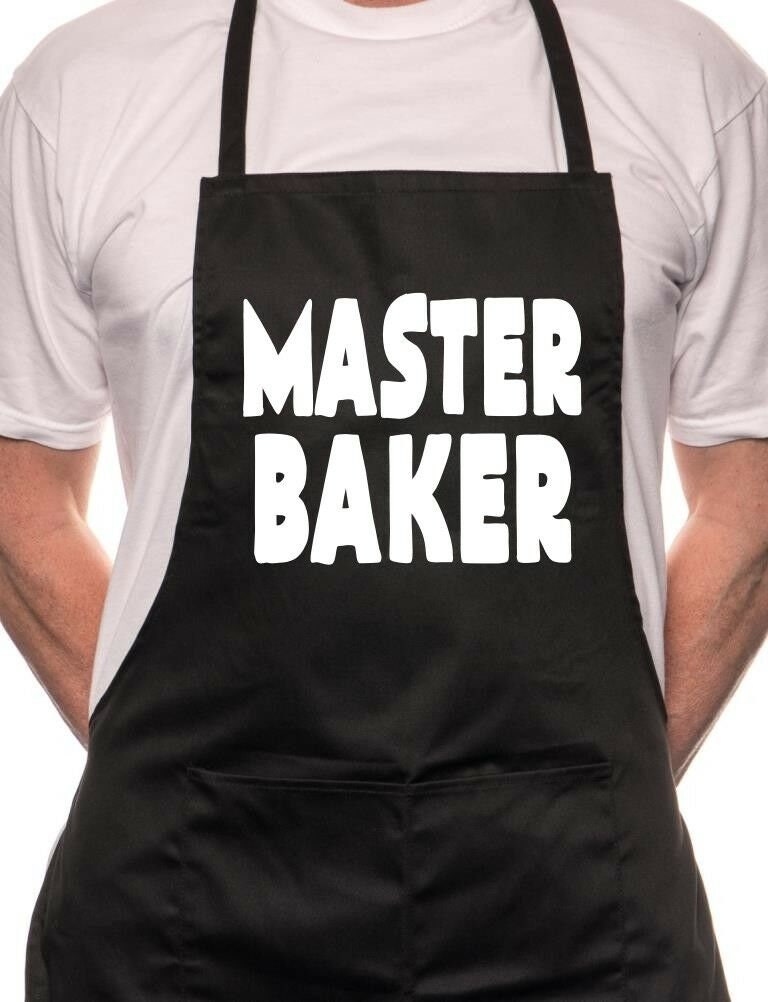 Print4U Master Baker Neuheit Lustige Unisex Kochschürze von Print4ustore