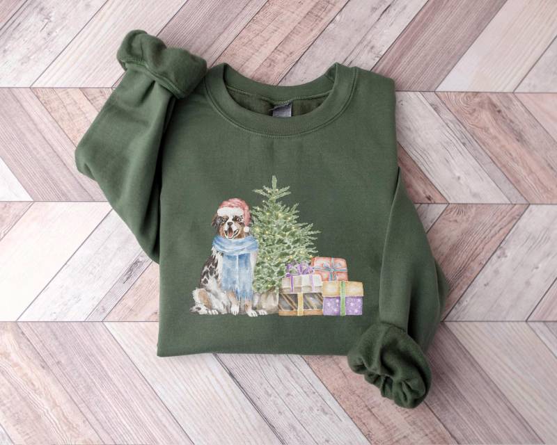 Aussie Hundeliebhaber Hoodie, Geschenk, Weihnachten Sweatshirt, Bauernhof Hund Shirt, Hoodie von PrintBoutique4U