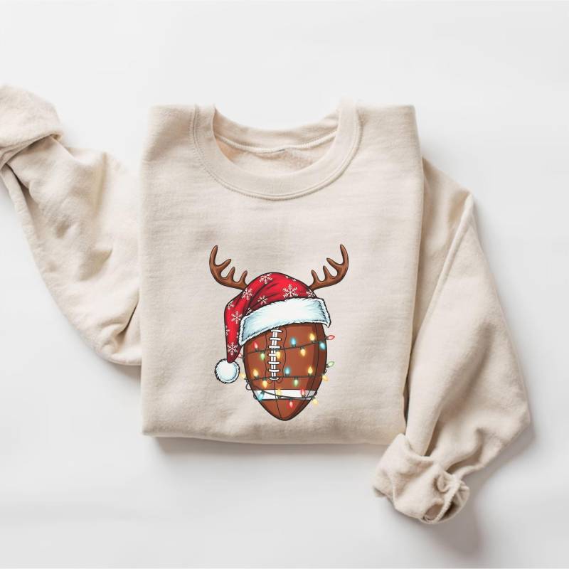 Fußball Weihnachten Sweatshirt, Fußball-Liebhaber Pullover, Geschenk Für Fußballer, Shirt von PrintBoutique4U