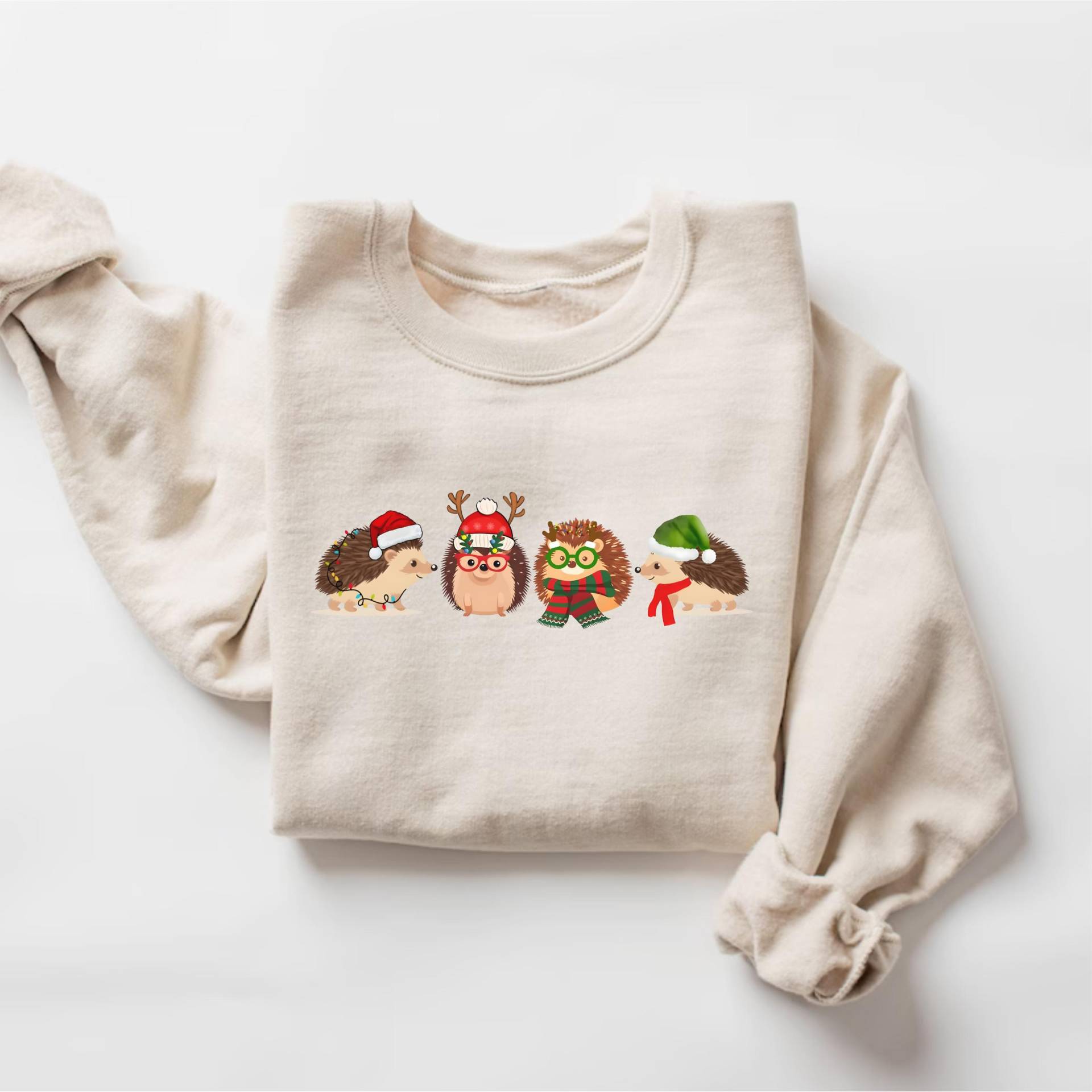 Igel Weihnachten Sweatshirt, Liebhaber Pullover, Xmas Grafik T-Shirt, Geschenk von PrintBoutique4U