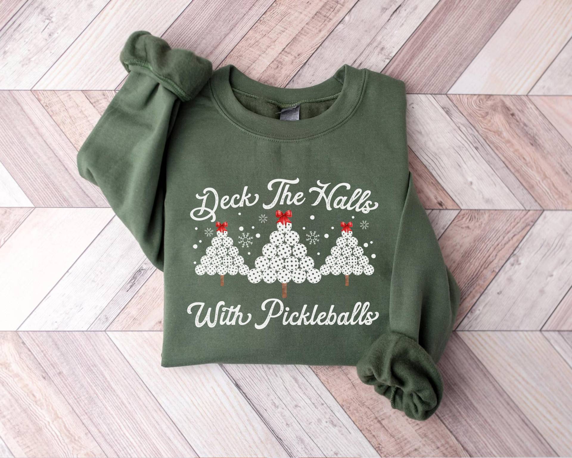 Pickleball Weihnachten Sweatshirt, Spieler Shirt, Liebhaber Pickle Ball Geschenk von PrintBoutique4U