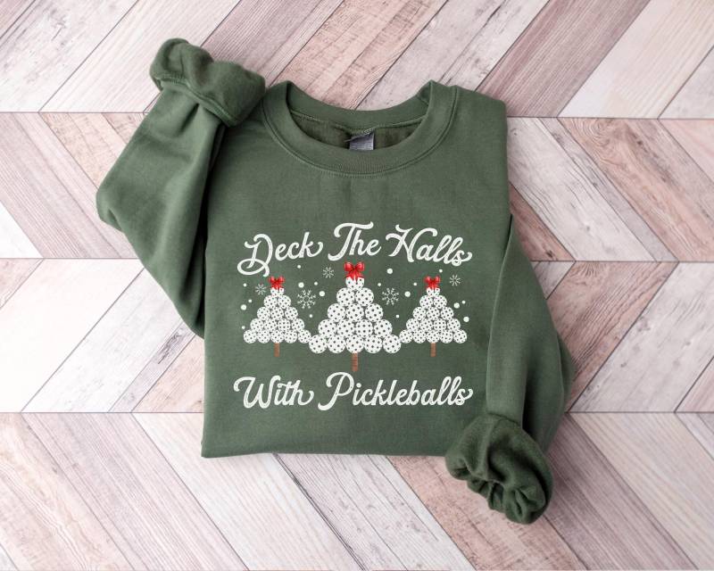 Pickleball Weihnachten Sweatshirt, Spieler Shirt, Liebhaber Pickle Ball Geschenk von PrintBoutique4U