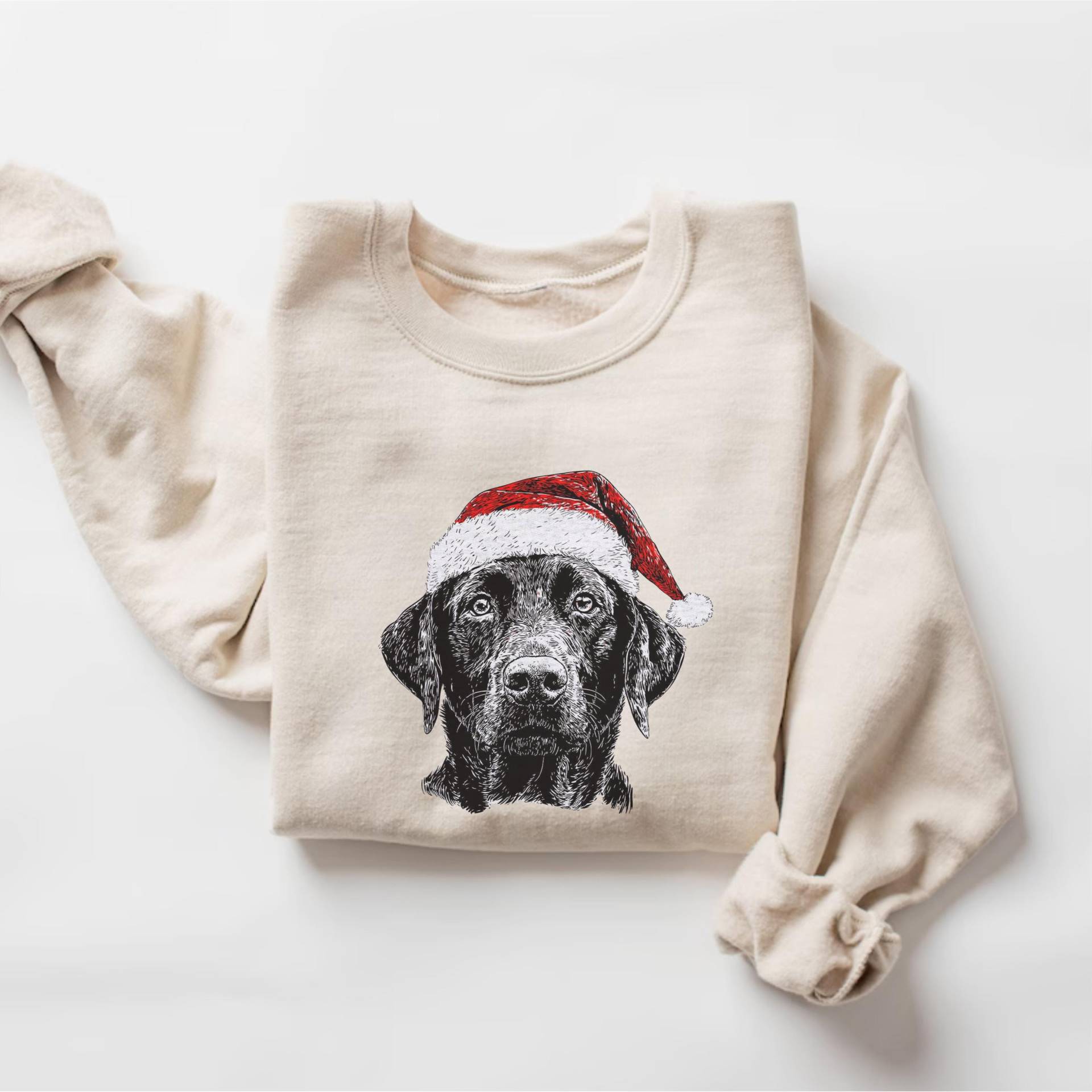 Weihnachten Labrador-Sweatshirt, Schwarzes Labrador-Liebhaber-Shirt, Labrador Mama Geschenk, Weihnachtsshirt, Besitzer Hundepullover von PrintBoutique4U