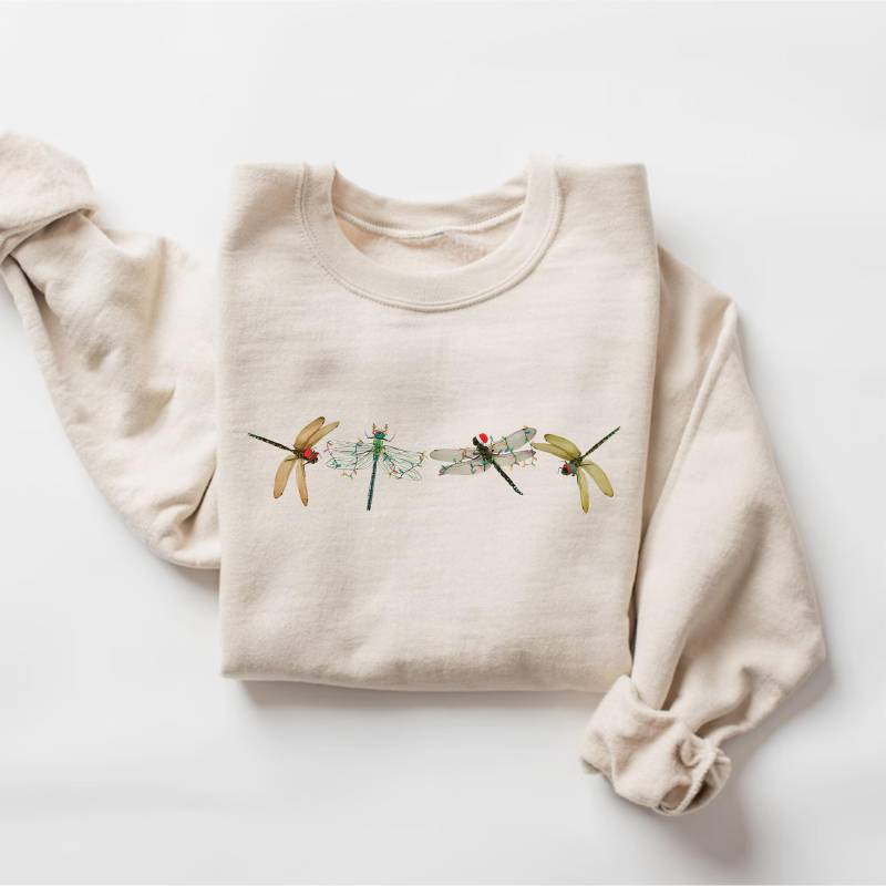 Weihnachten Libelle Sweatshirt, Pullover, Insekt Weihnachten, Retro Liebhaber Geschenk von PrintBoutique4U