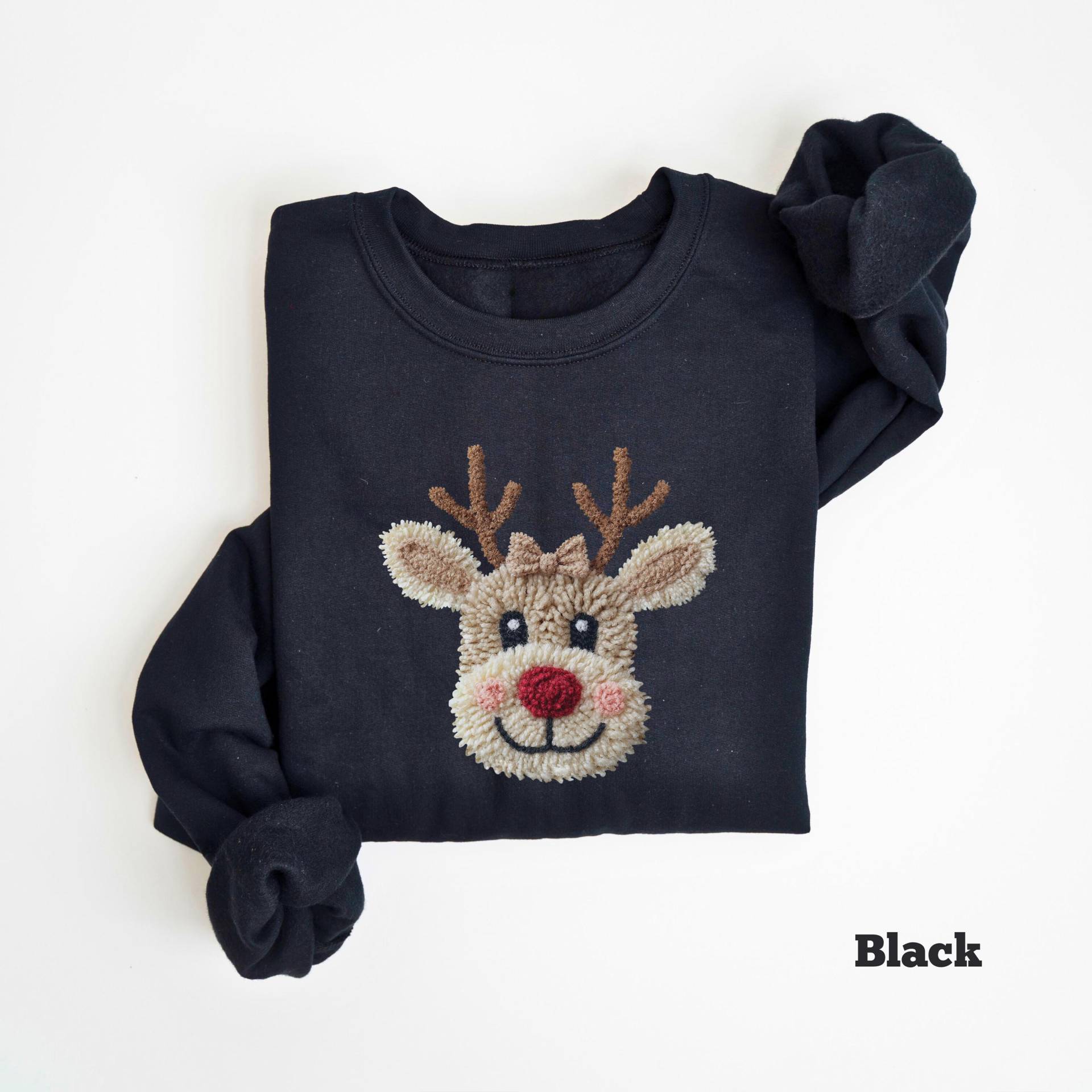 Weihnachten Rentier Sweatshirt, Pullover, Shirt, Urlaub Geschenk, Familie Santa Shirt von PrintBoutique4U