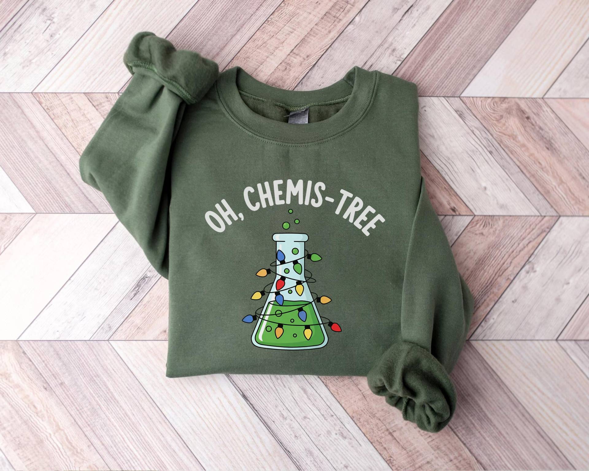 Wissenschaft Weihnachten Sweatshirt, Oh Chemis Baum Pullover, Lehrer Weihnachten, Chemie Urlaub Shirt, Geschenk von PrintBoutique4U