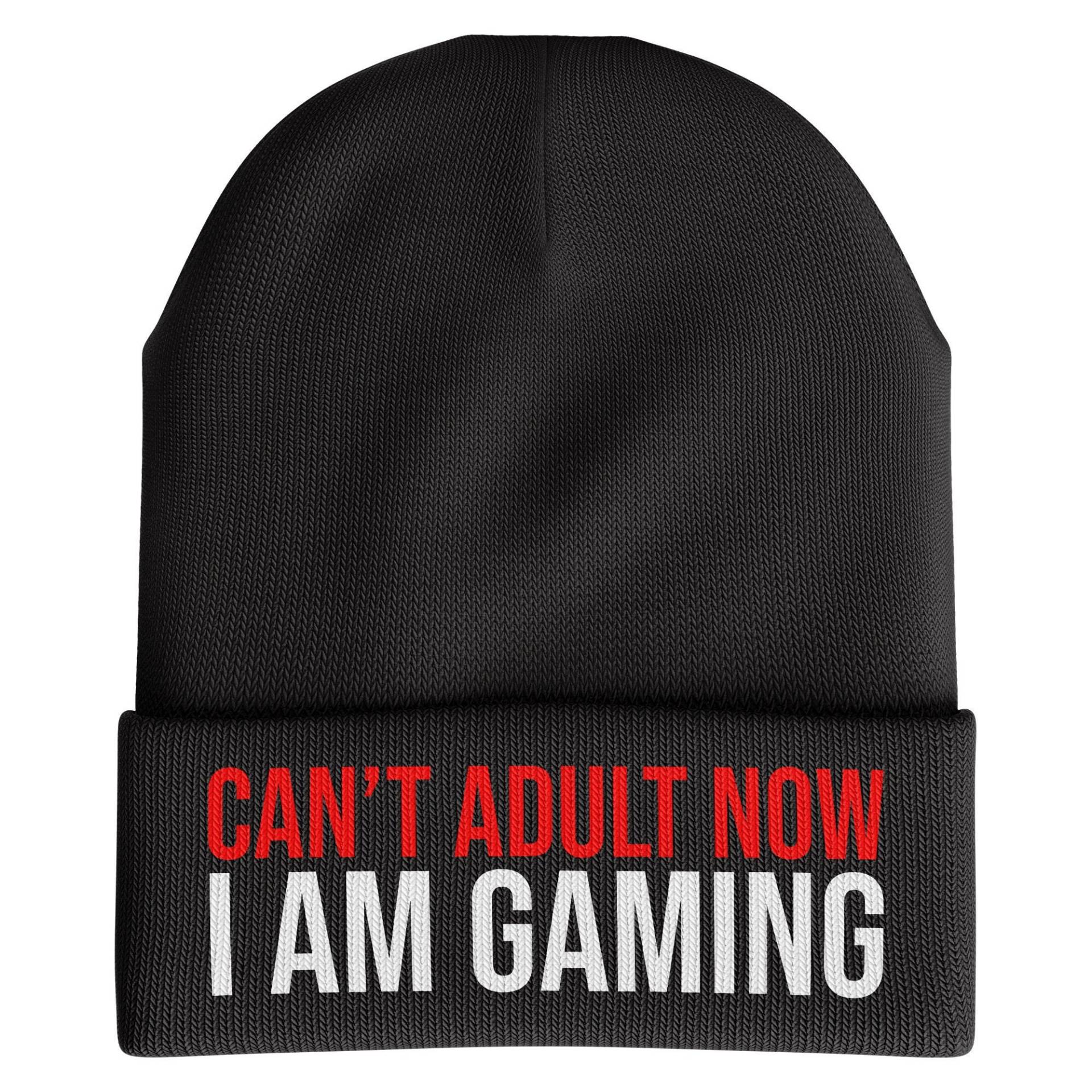 Cant Adult I Am Gaming, Bestickte Beanie, Herren Beanie Mütze, Gaming Geschenke, Geschenk Für Gamer, Männer, Freund Papa Lustige Geburtstag Cant Adult I Am Gaming, Bestickte Beanie, Herren Beanie Mütze, Gaming Geschenke, Geschenk Für Gamer, Männer, Freund Papa Lustige Geburtstag von PrintCartelStore