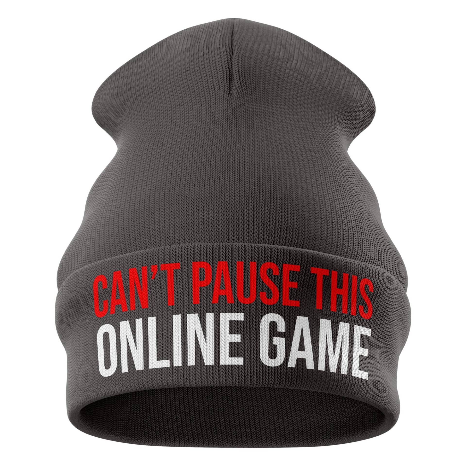 Cant Pause This Online Game, Beanie Bestickt, Herren Mütze, Gaming Geschenke, Geschenk Für Gamer, Jungen, Freund Papa Lustiger Geburtstag von PrintCartelStore