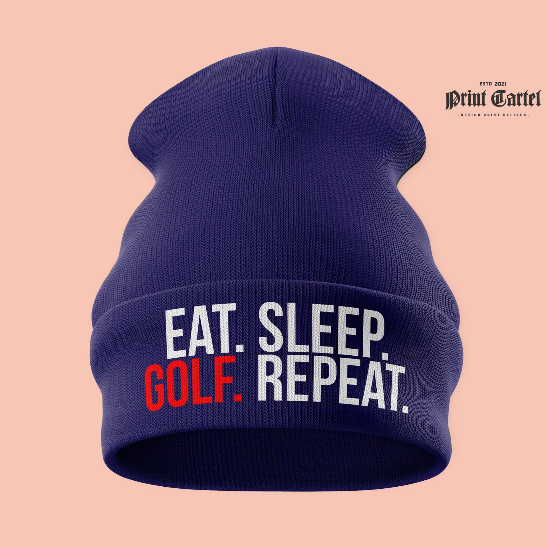 Eat Sleep Golf Repeat Lustige Beanie Mütze, Bestickt, Golf Geschenke, Geburtstagsgeschenke Für Männer, Papa Grandad Winter Kalte Ski Eat Sleep Golf Repeat Lustige Beanie Mütze, Bestickt, Golf Geschenke, Geburtstagsgeschenke Für Männer, Papa Grandad Winter Kalte Ski von PrintCartelStore