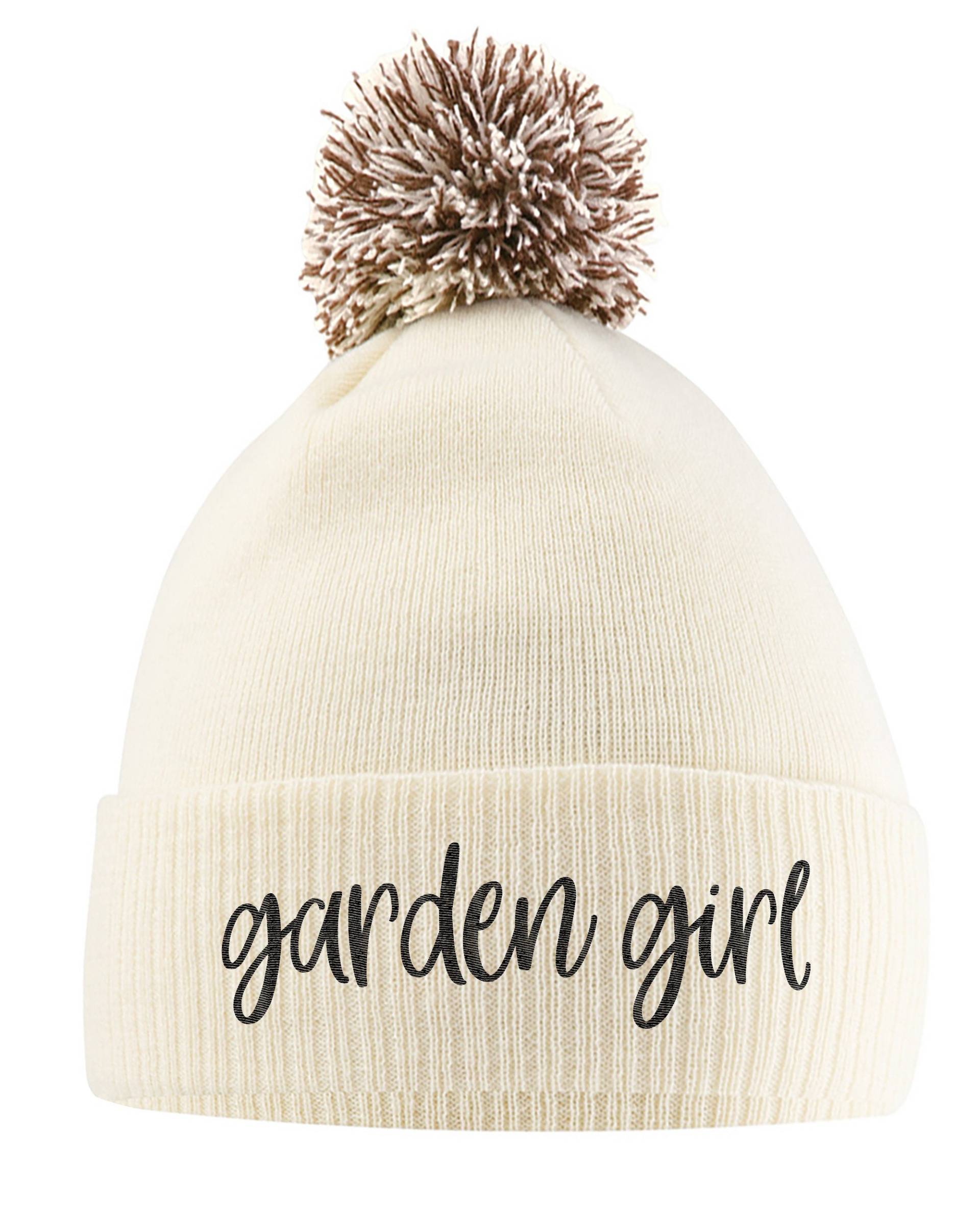 Gartenmädchen Bommelmütze, Gartengeschenke Für Frauen, Geschenke Mädchen, Beanie Mütze Winter Kopfbedeckung Lustiges Geschenk Sie von PrintCartelStore