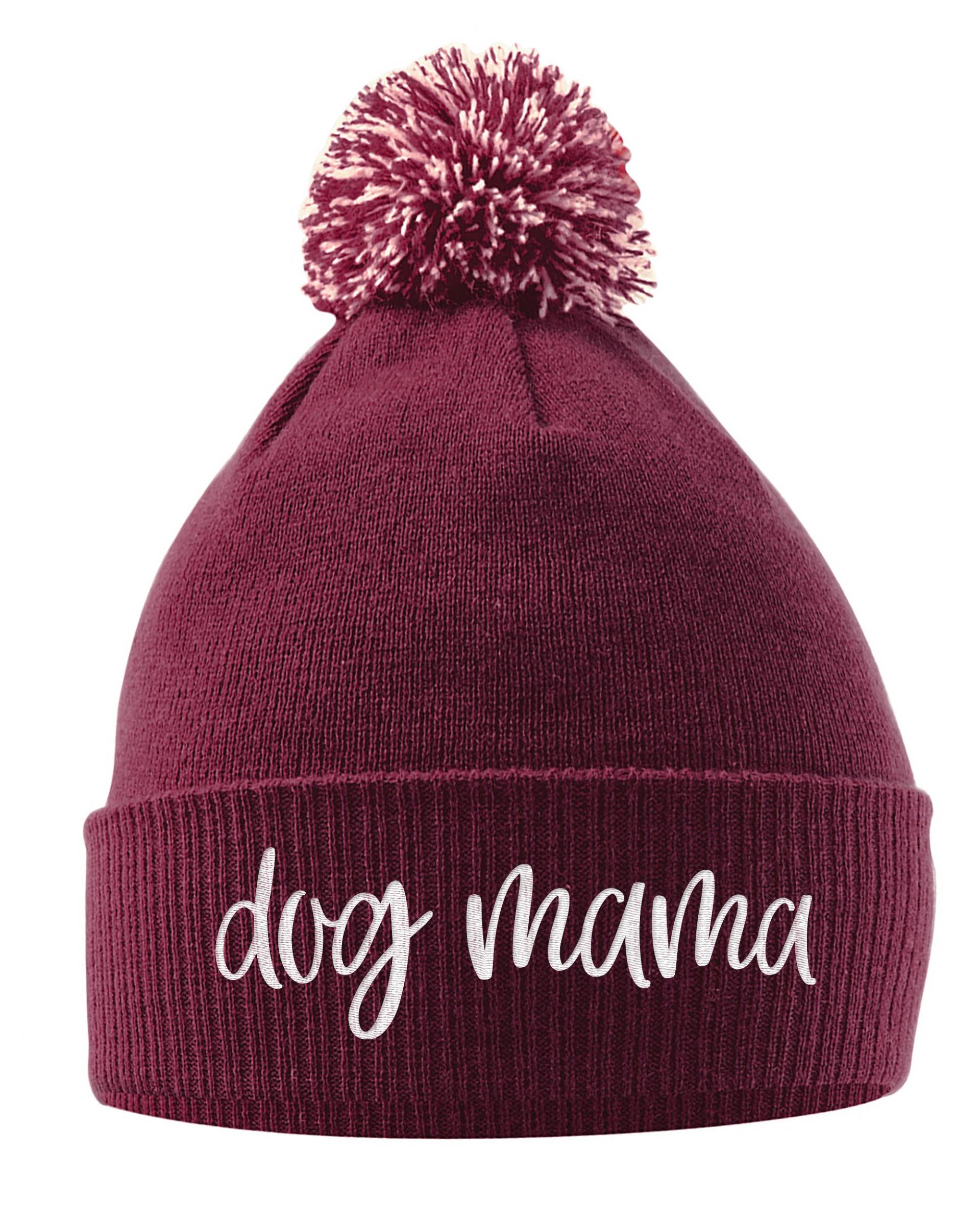 Hundemama Lustige Bommelmütze Für Hundebesitzer, Muttertag Haustier Tier Liebhaber Beanie Winter Kopfbedeckung Frauen Geschenke Geburtstag von PrintCartelStore