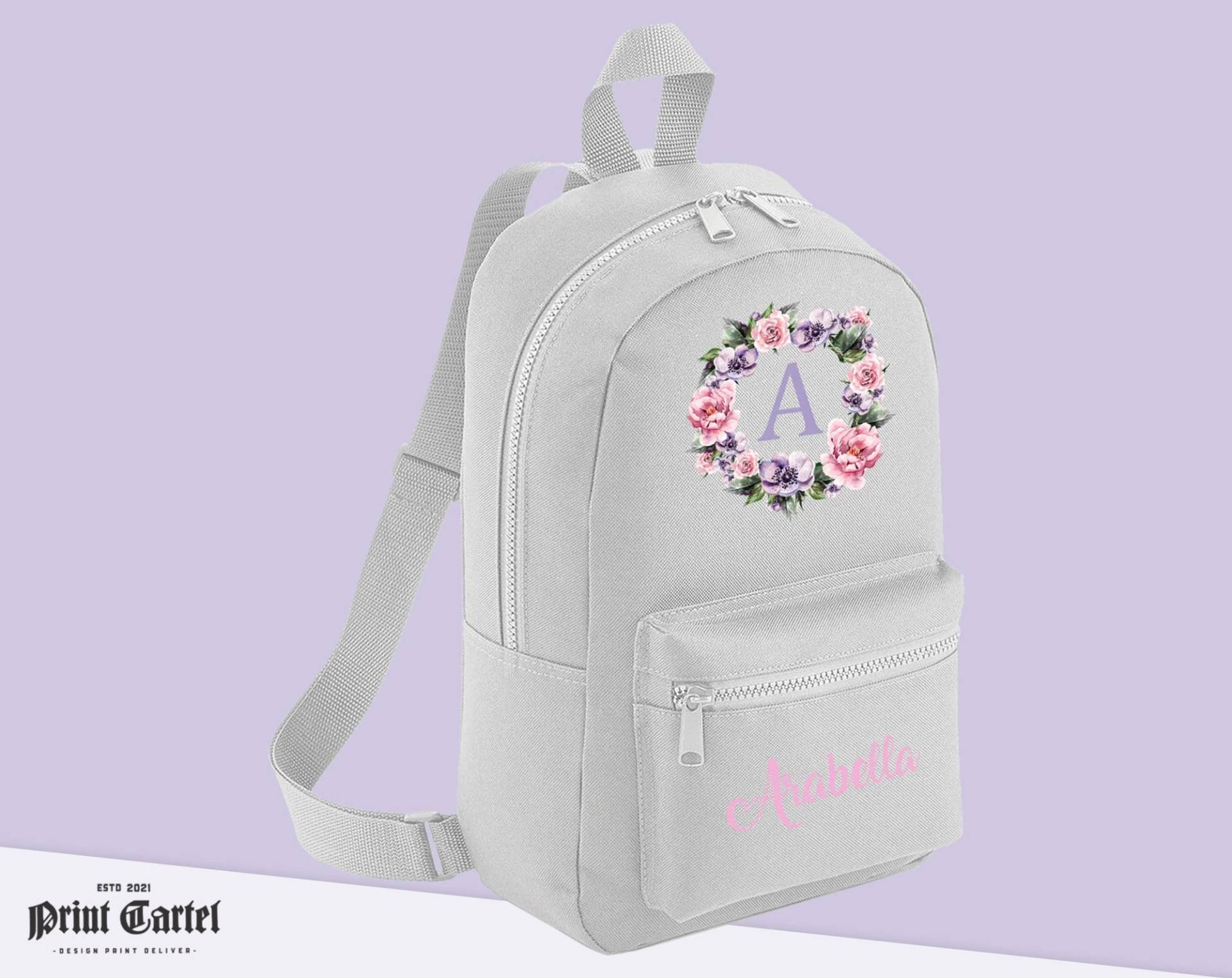 Kinder Personalisierte Rucksack, Schultasche Mit Namen Und Initiale, Schulanfang, Kindergartentasche, Mini Kleinkind-Schultasche Kinder Personalisierte Rucksack, Schultasche Mit Namen Und Initiale, Schulanfang, Kindergartentasche, Mini Kleinkind-Schultasche von PrintCartelStore