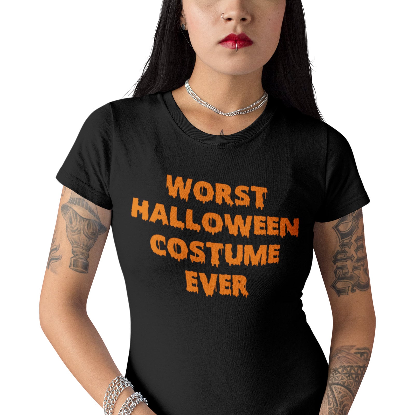 Schlimmstes Halloween-Kostüm Aller Zeiten Tshirt, Halloween T-Shirt, Halloween-Outfit, Für Frauen, Damen Lustiges Tshirt von PrintCartelStore