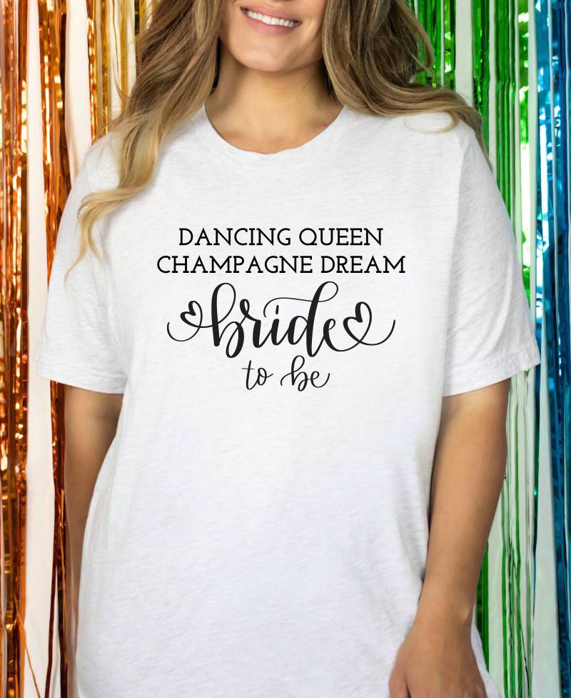 Braut Shirt Bachelorette Party Brautparty-T-Shirt Braut-Outfit Brautjungfer von PrintHarmonyHub