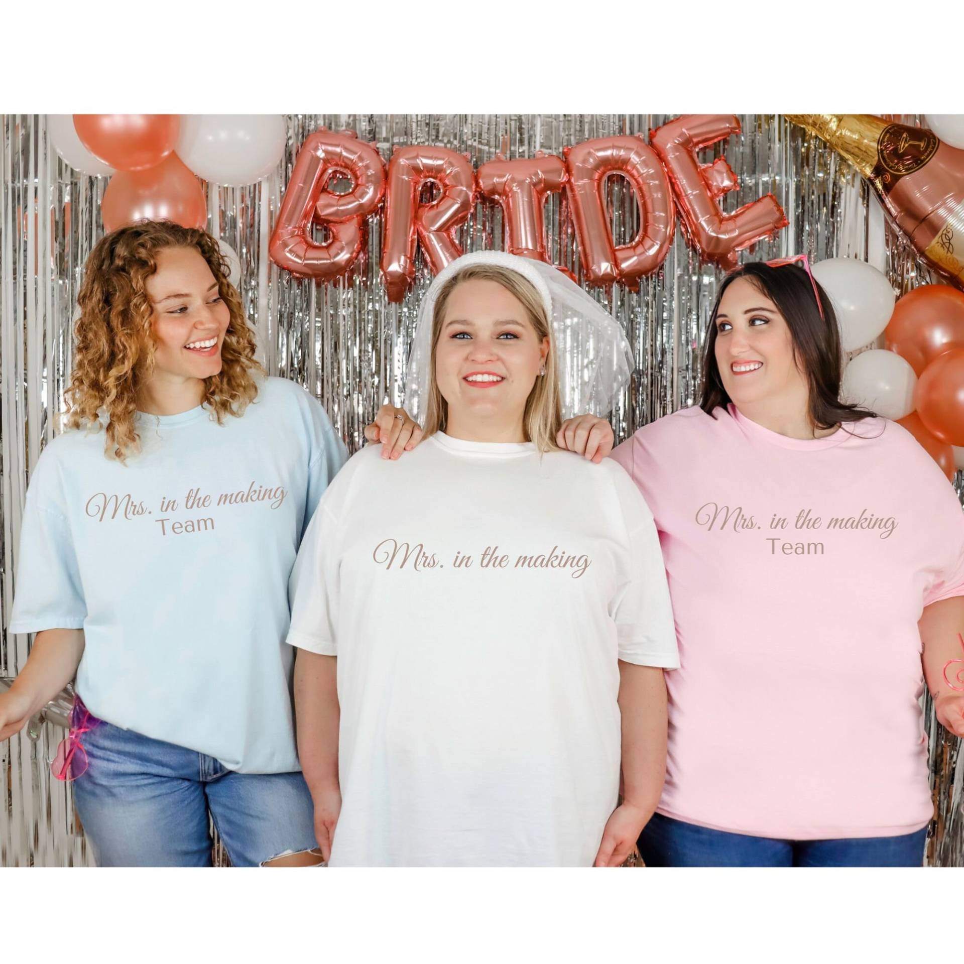Zukunft Frau Shirt, Brautjungfer Party, Bachelorette Hochzeitsoutfits, Team Shirt Für Hochzeit, Lustige von PrintHarmonyHub