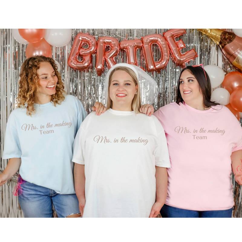 Zukunft Frau Shirt, Brautjungfer Party, Bachelorette Hochzeitsoutfits, Team Shirt Für Hochzeit, Lustige von PrintHarmonyHub