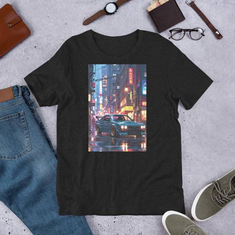 Unisex-T-Shirt Neo Tokyo Car Unisex-T-Shirt Neo Tokyo Car von PrintKobold