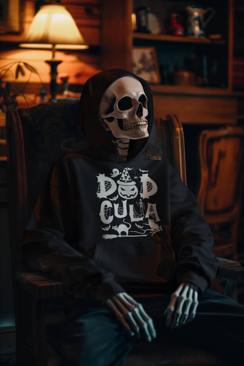 Bio Hoodie Herren | Dadcula Halloween Party Outfit Für Väter Geschenkidee Männer von PrintLag
