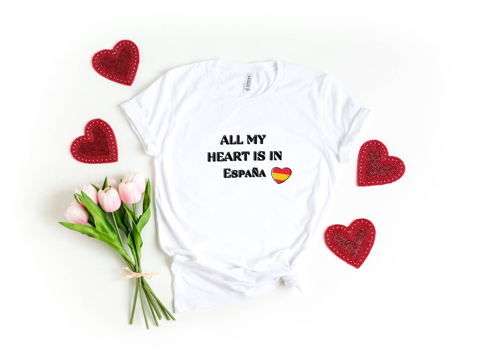 All My Heart Is in Espana Shirt von PrintLoftMediaDesign