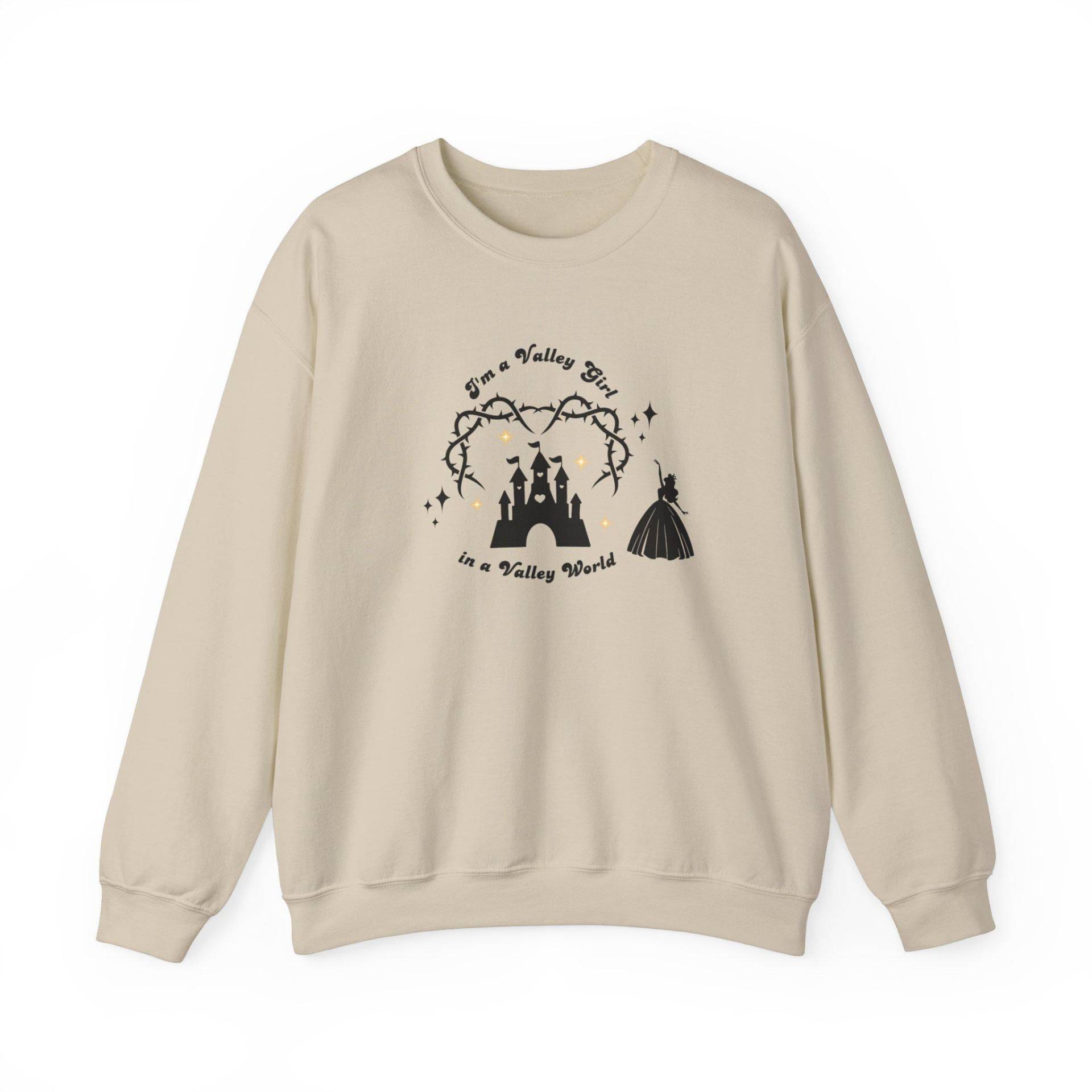 Valley World Girl Sweatshirt von PrintLoftMediaDesign
