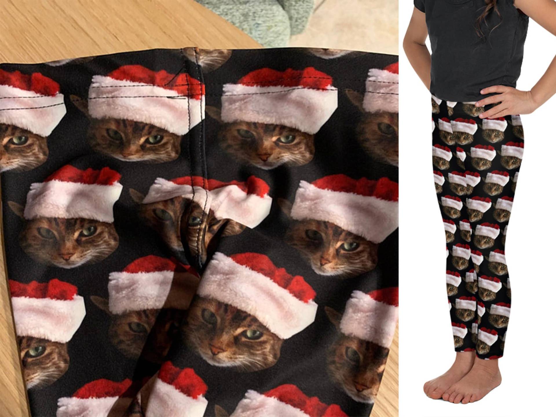 Benutzerdefinierte Kinder Leggings Shirt Kostüm Kleinkind Hose Foto Personalisierte Selfie Geschenk Geburtstag Party Gesicht Einzigartige Activewear von PrintOnBoutique